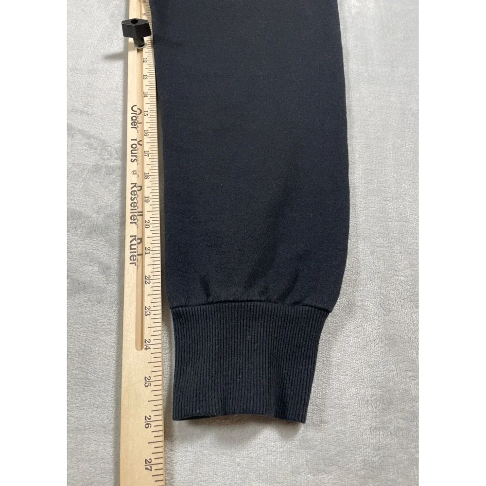 True Religion Sweatpants Men L Black Joggers Big Horseshoe Logo Lounge Athletic